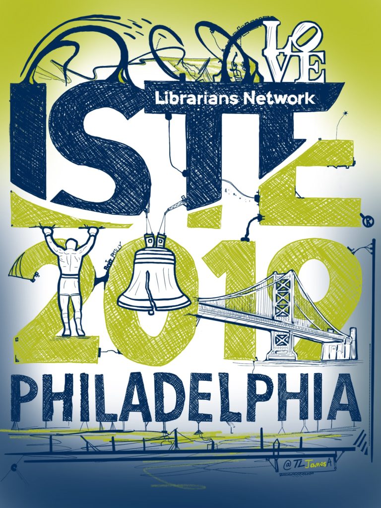 Doodle of ISTE 2019 logo